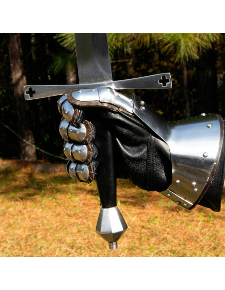 Gantelets articulés - Sablier, XIVe...