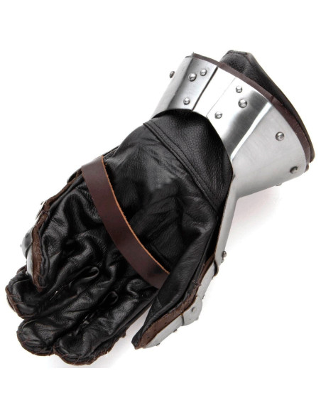 Gantelets articulés - Sablier, XIVe...