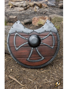 Bouclier Gobbo médiéval pour GN, ø 55 cm.