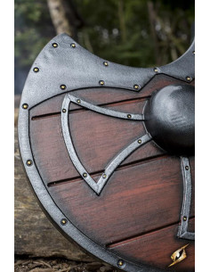Bouclier Gobbo médiéval pour GN, ø 55 cm. 2