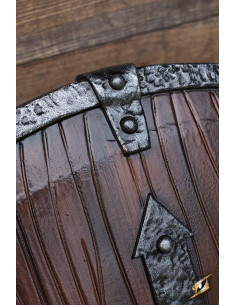 Bouclier en latex Krom Viking-Saxon, ø95 cm. 2