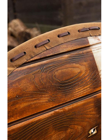 Bouclier Viking Thegn Blanc/Bois pour...