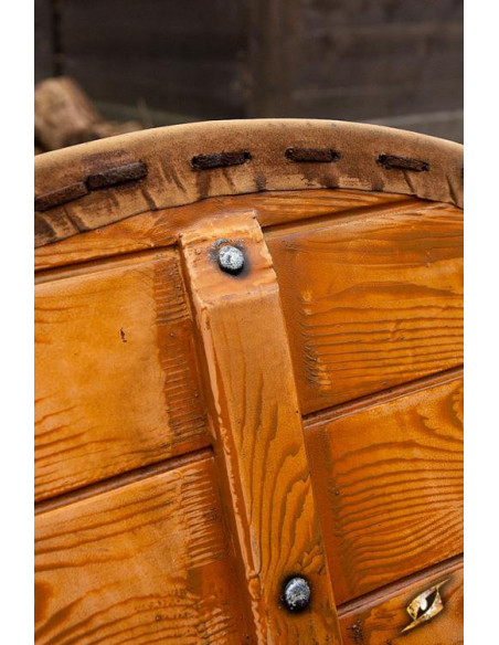 Bouclier Viking Thegn Blanc/Bois pour...