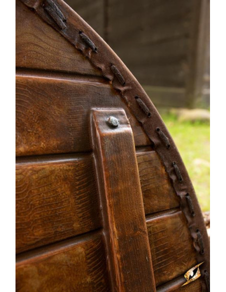 Bouclier Viking Thegn Blanc/Bois pour...