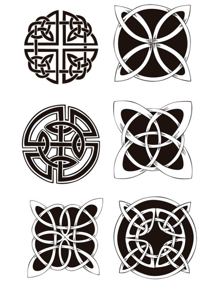 Tatouage temporaire avec nœuds et...