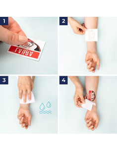 Tatouage temporaire avec nœuds et symboles celtiques et... 2