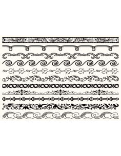 Tatouage temporaire pour bracelets médiévaux