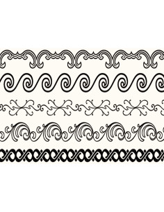 Tatouage temporaire pour grands bracelets médiévaux