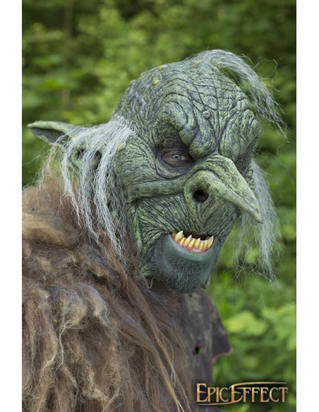 Masque Goblin Overlord avec cheveux