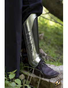 Ensemble de brassards et jambières de protection en acier 2