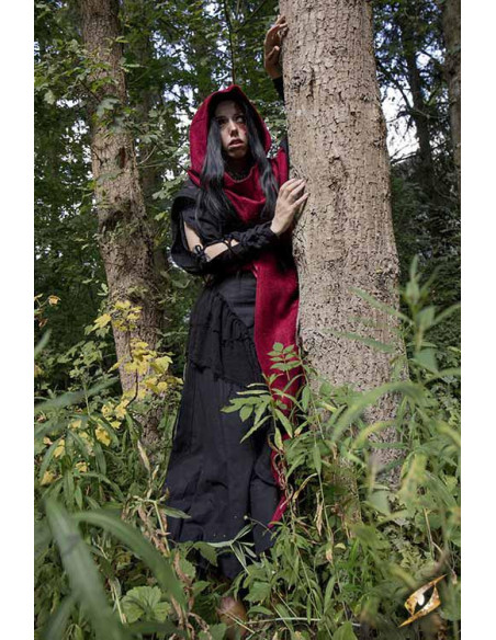 Capuche Altair en rouge foncé