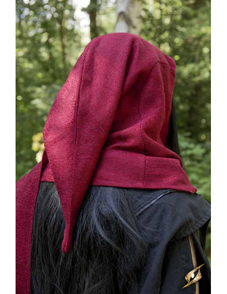 Capuche Altair en rouge foncé