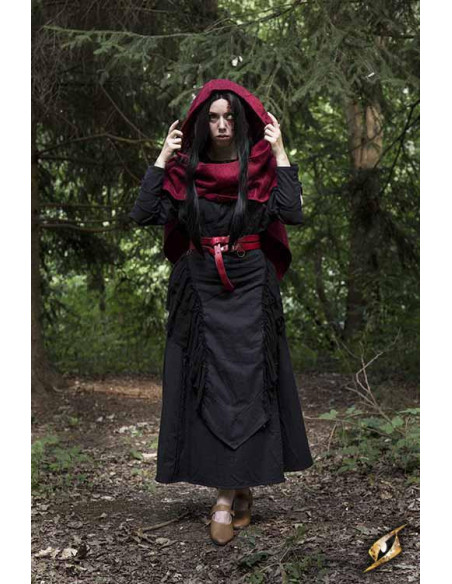 Capuche Altair en rouge foncé