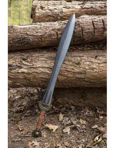 Épée longue celtique en latex pour GN, 85 cm.