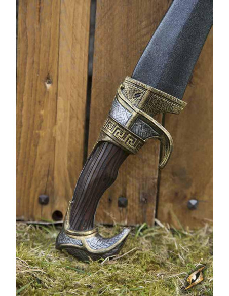 Épée Falcata en latex pour GN, 85 cm.