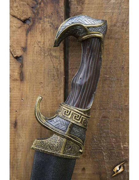 Épée Falcata en latex pour GN, 85 cm.