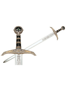 Épée Robin des bois en or et argent
