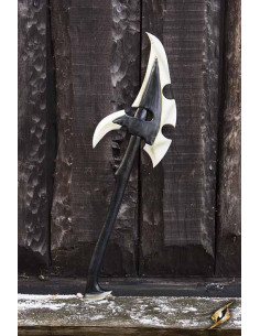 Hache des Elfes Noirs en latex pour GN, 100 cm.