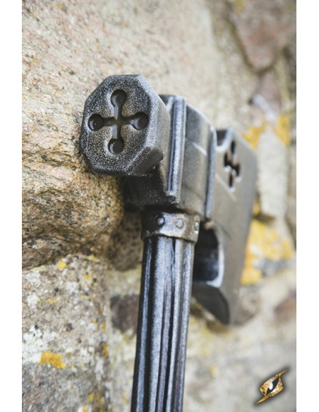 Marteau-hache médiéval en latex pour...