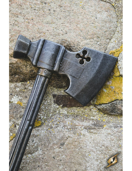 Marteau-hache médiéval en latex pour...