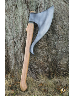 Hache courte elfe en latex pour GN, 70 cm.