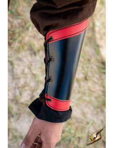 Bracelets de guerrier en noir-rouge, comprend un couple 2