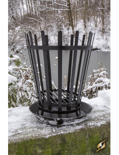 Chaufferette médiévale pour faire du feu