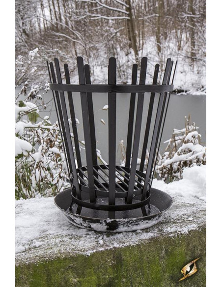 Chaufferette médiévale pour faire du feu