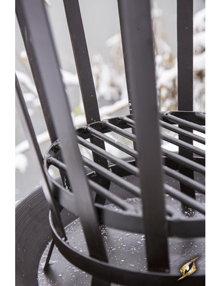 Chaufferette médiévale pour faire du feu