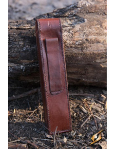 Couverts médiévaux à couvercle marron : cuillère,... 2