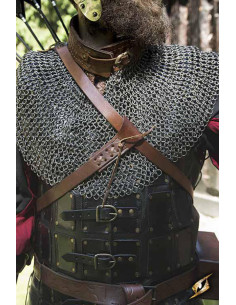 Carquois impérial en cuir pour GN, cuir marron 2