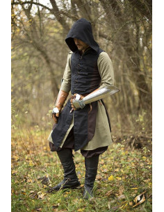 Gilet rogue Altair marron-noir en coton 2