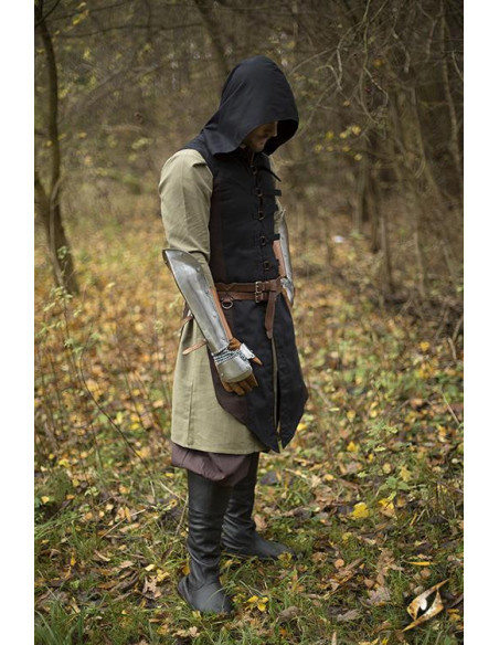 Gilet rogue Altair marron-noir en coton