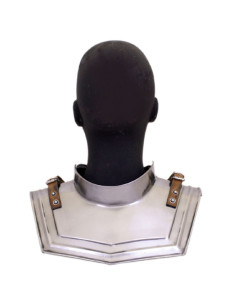 Gorgerin médiéval en acier, XVe siècle 2