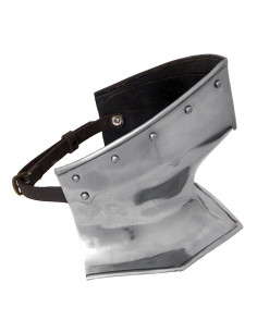 Protège-cou en armure médiévale en acier, 1,6 mm. 2