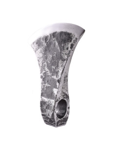 Tête de hache médiévale bord marqué, finition rustique 2