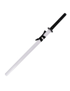 Katana fonctionnel Sharp, acier damas rouge 2