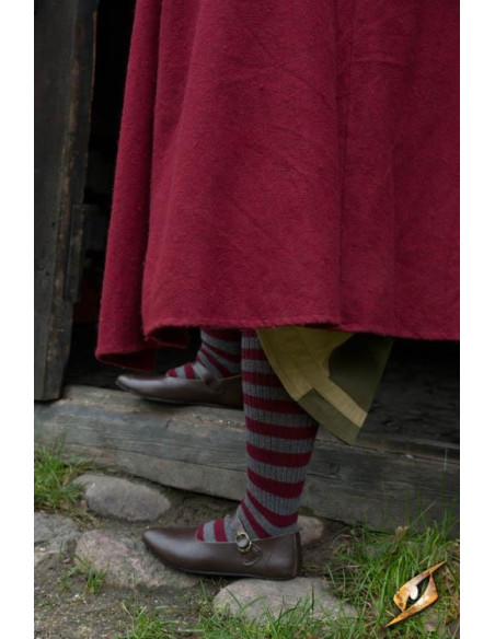 Chaussures médiévales Astrid marron...