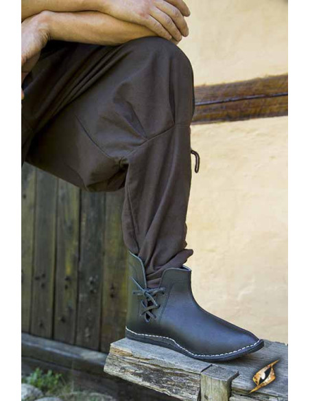 Bottines médiévales Galahad noires