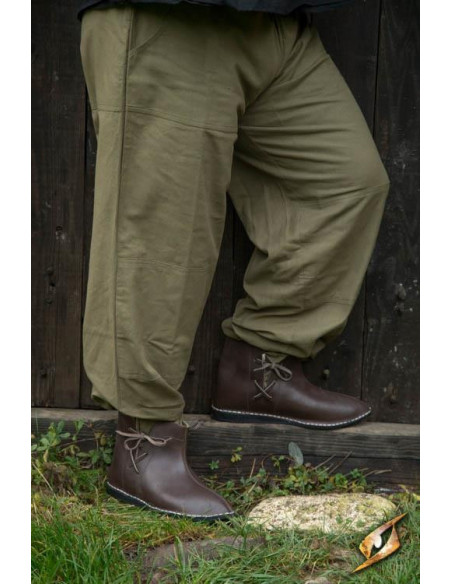 Bottines médiévales marron Galahad