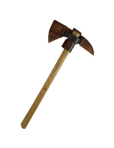 Hache indienne Condor avec pioche et fourreau en cuir 2