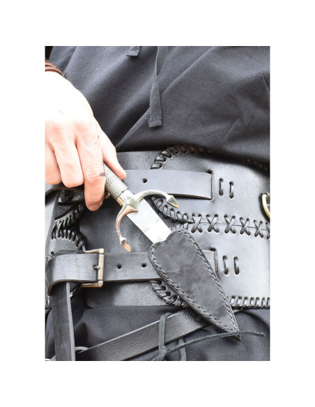 Dague de femme médiévale avec étui en...