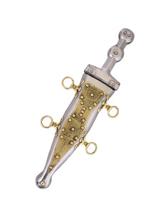 Pugio romain 1er siècle, avec des détails en laiton 2