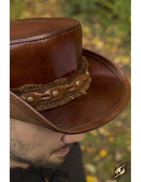 Petit chapeau haut de forme marron