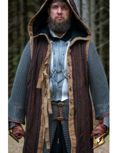 Gilet Dragon Dreki Marron avec Capuche 2
