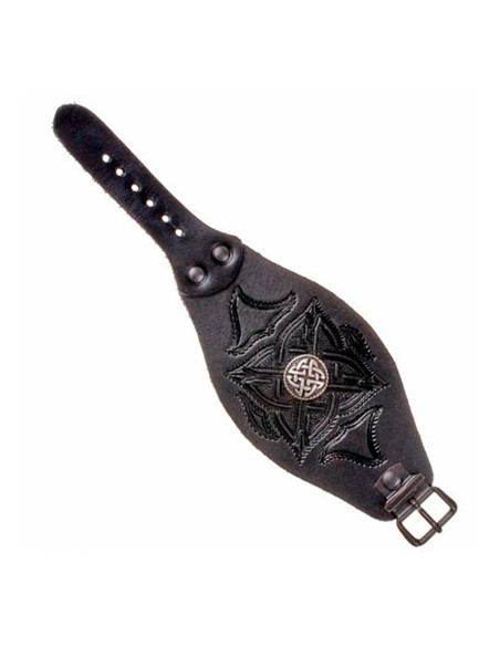 Bracelet noeud celtique et reliefs en...