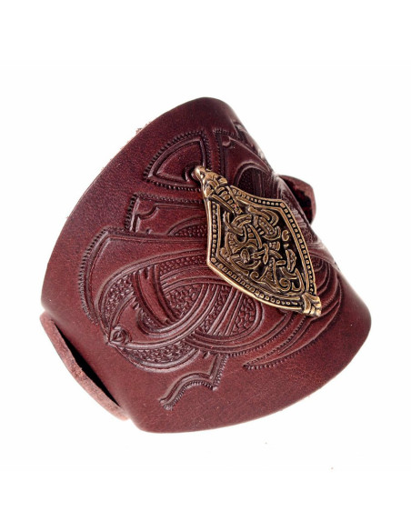 Bracelet Viking Harald avec reliefs...