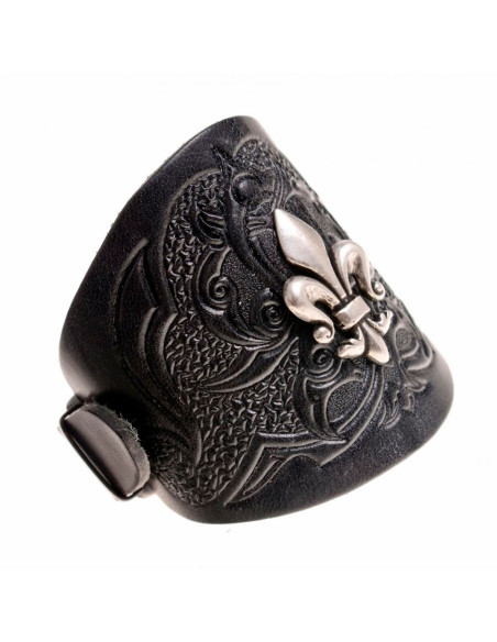 Bracelet médiéval fleur de lys avec...