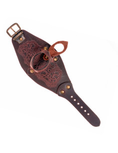 Bracelet en cuir gaufré avec bouteille de potion magique 2