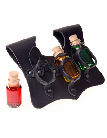 Baldric avec 3 bouteilles de potions...